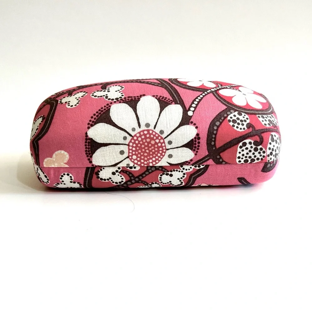 Vera Bradley Floral Pink Sunglasses Case, Like New - Picture 2 of 6